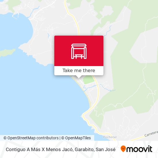 Contiguo A Más X Menos Jacó, Garabito map