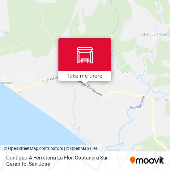 Contiguo A Ferretería La Flor, Costanera Sur Garabito map