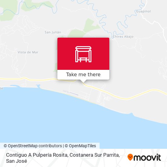 Contiguo A Pulpería Rosita, Costanera Sur Parrita map