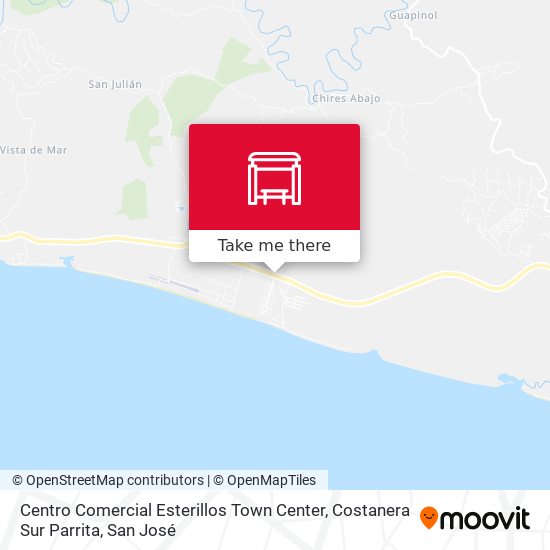 Centro Comercial Esterillos Town Center, Costanera Sur Parrita map