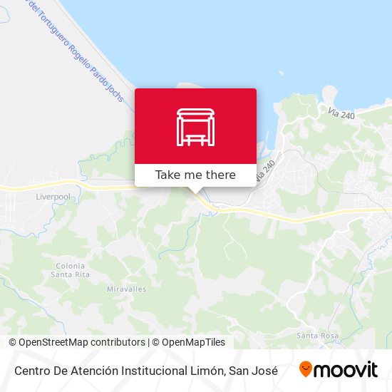 Centro De Atención Institucional Limón map