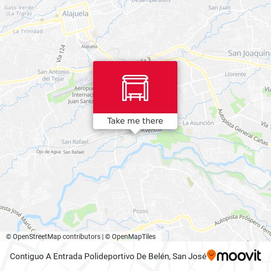 Mapa de Contiguo A Entrada Polideportivo De Belén