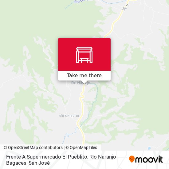 Mapa de Frente A Supermercado El Pueblito, Río Naranjo Bagaces