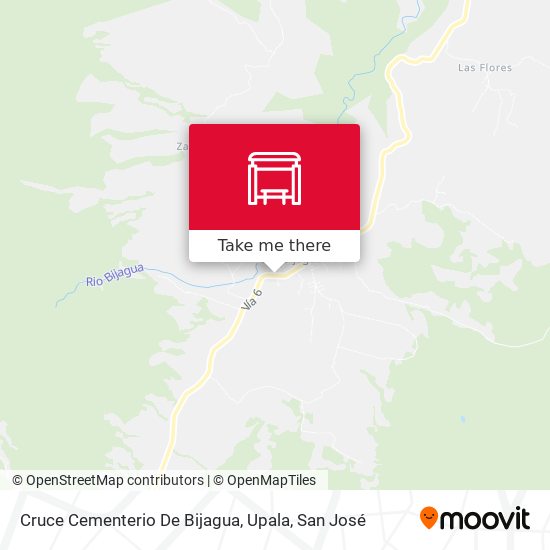 Mapa de Cruce Cementerio De Bijagua, Upala