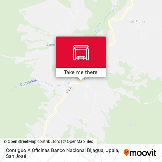 Contiguo A Oficinas Banco Nacional Bijagua, Upala map
