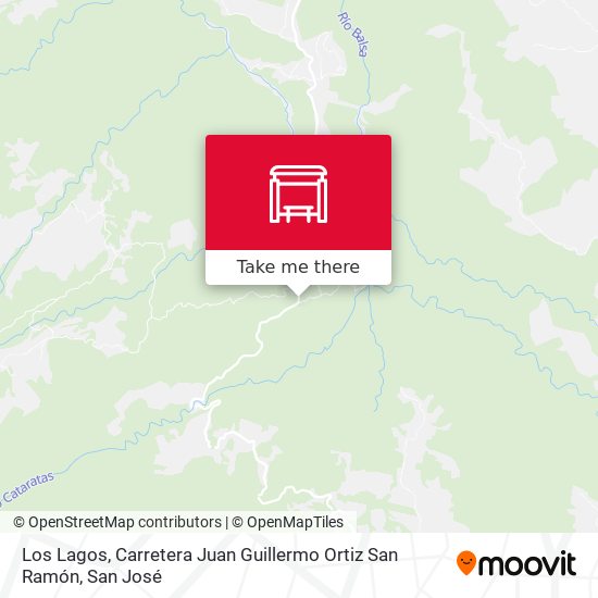 Los Lagos, Carretera Juan Guillermo Ortiz San Ramón map
