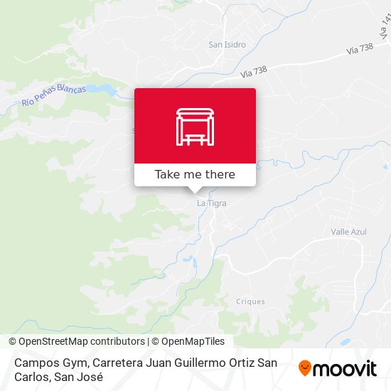 Campos Gym, Carretera Juan Guillermo Ortiz San Carlos map
