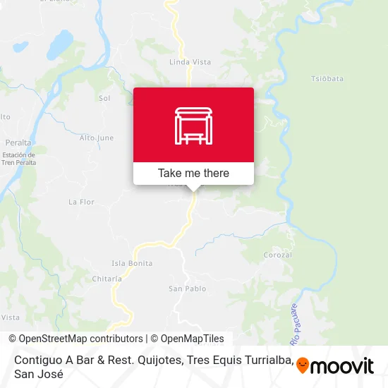 Contiguo A Bar & Rest. Quijotes, Tres Equis Turrialba map