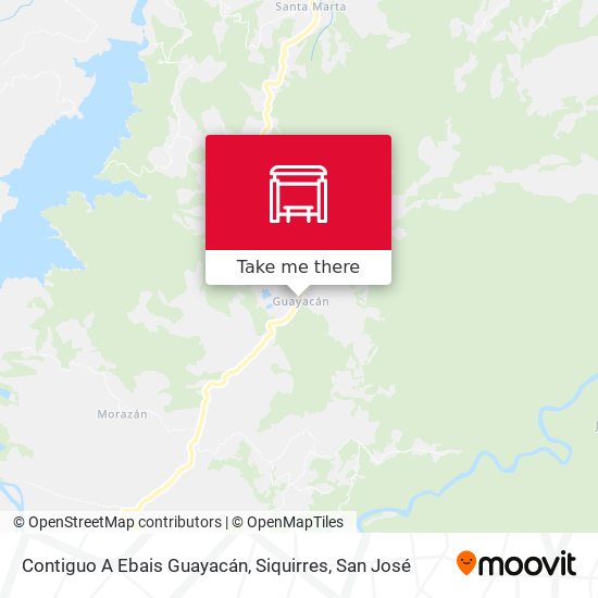 Mapa de Contiguo A Ebais Guayacán, Siquirres