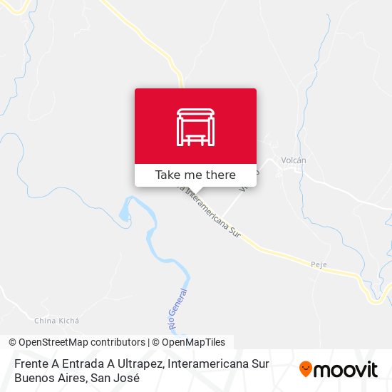 Frente A Entrada A Ultrapez, Interamericana Sur Buenos Aires map