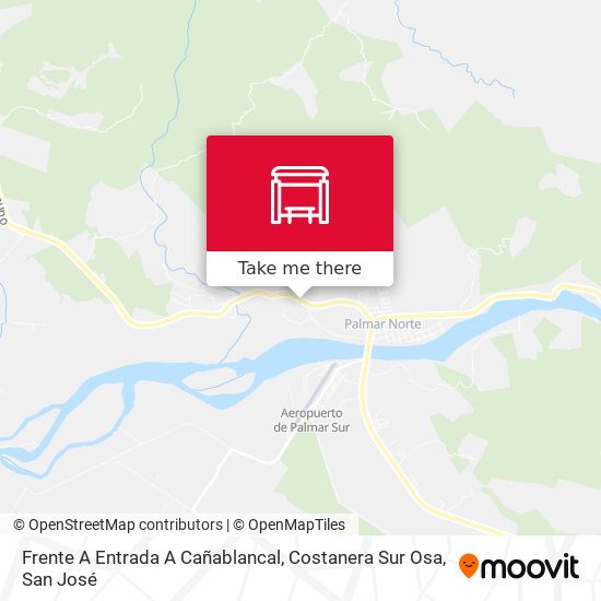 Frente A Entrada A Cañablancal, Costanera Sur Osa map