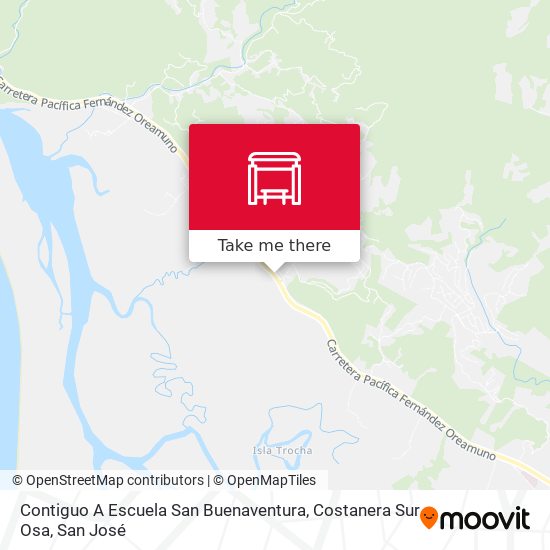Contiguo A Escuela San Buenaventura, Costanera Sur Osa map