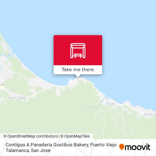 Contiguo A Panadería Gustibus Bakery, Puerto Viejo Talamanca map