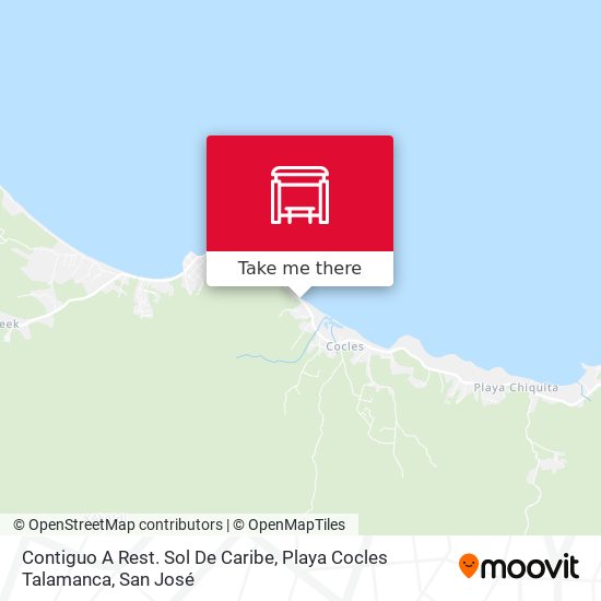 Contiguo A Rest. Sol De Caribe, Playa Cocles Talamanca map