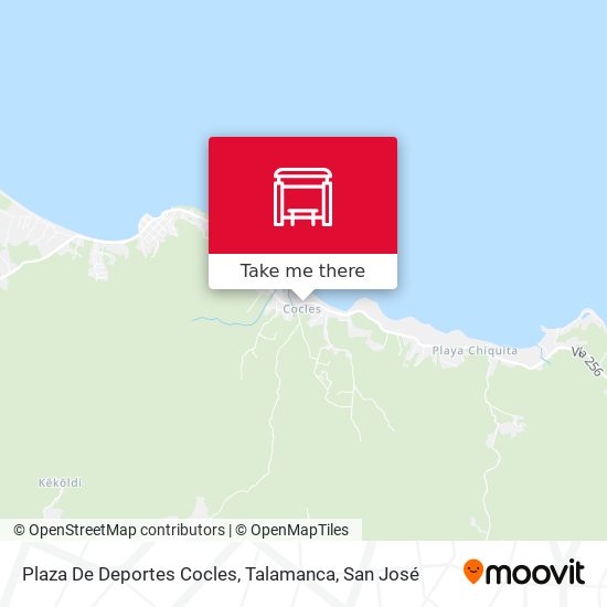 Plaza De Deportes Cocles, Talamanca map
