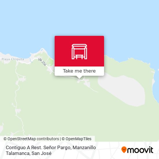 Contiguo A Rest. Señor Pargo, Manzanillo Talamanca map