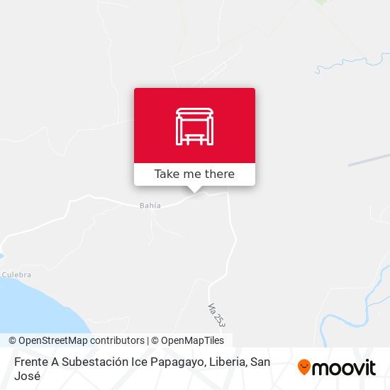 Frente A Subestación Ice Papagayo, Liberia map