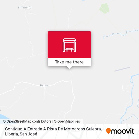 Contiguo A Entrada A Pista De Motocross Culebra, Liberia map
