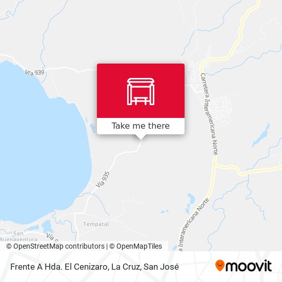 Frente A Hda. El Cenizaro, La Cruz map