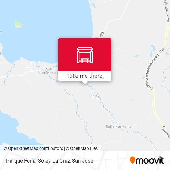 Parque Ferial Soley, La Cruz map