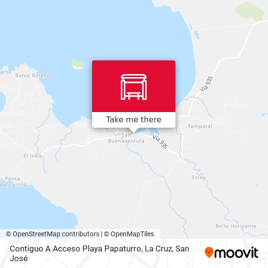 Contiguo A Acceso Playa Papaturro, La Cruz map
