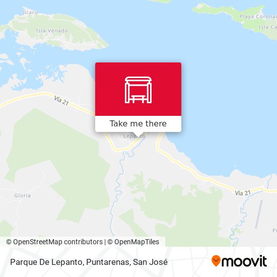 Parque De Lepanto, Puntarenas map