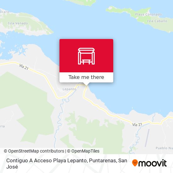 Contiguo A Acceso Playa Lepanto, Puntarenas map