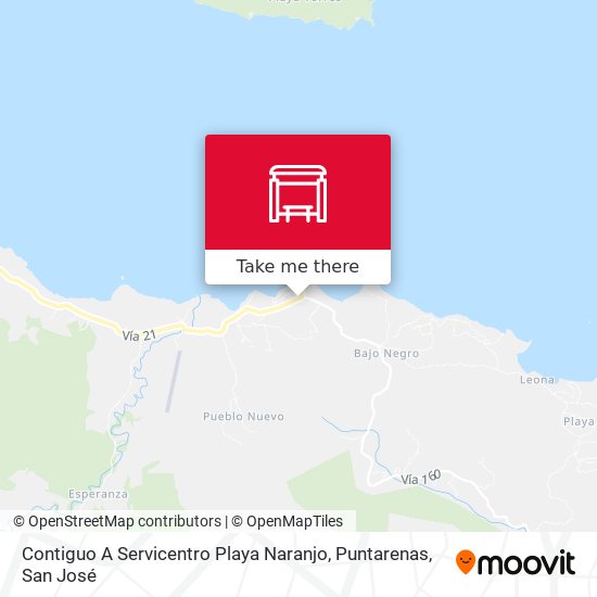 Contiguo A Servicentro Playa Naranjo, Puntarenas map