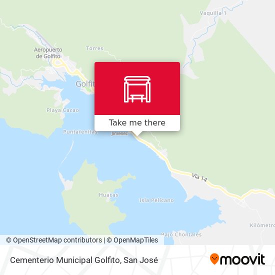 Cementerio Municipal Golfito map