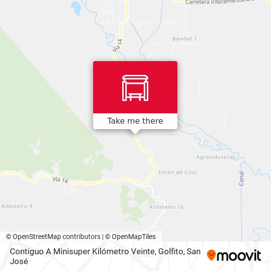 Contiguo A Minisuper Kilómetro Veinte, Golfito map