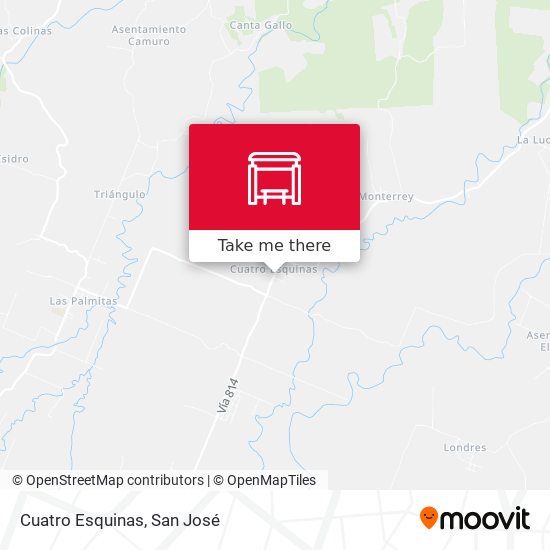 Mapa de Cuatro Esquinas