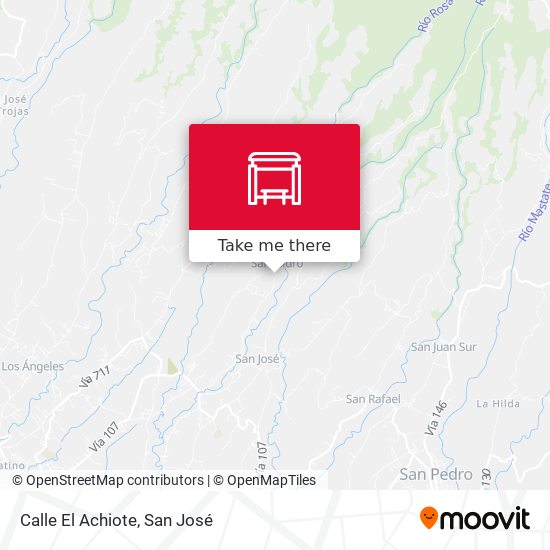 Mapa de Calle El Achiote