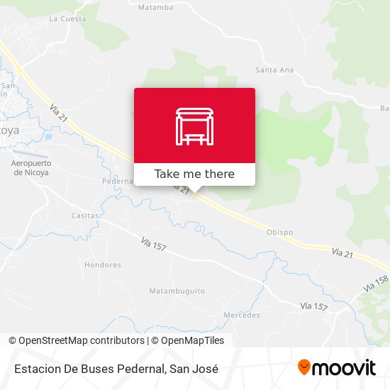 Estacion De Buses Pedernal map