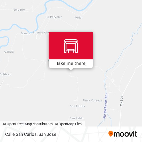 Calle San Carlos map