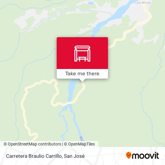 Carretera Braulio Carrillo map