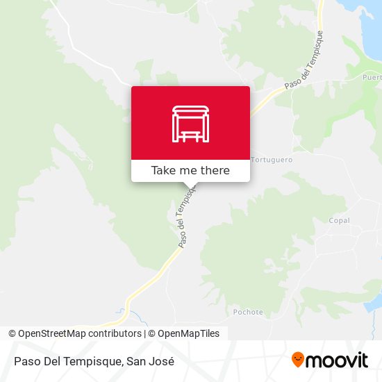 Mapa de Paso Del Tempisque