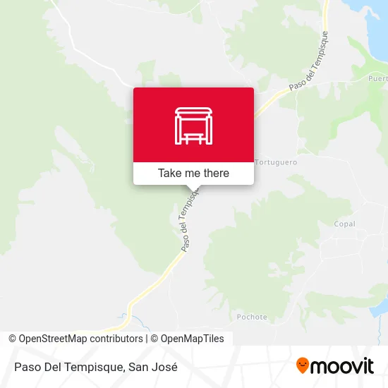 Paso Del Tempisque map