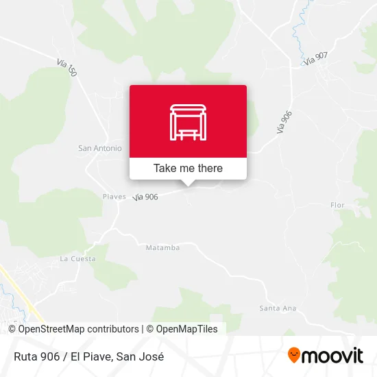 Ruta 906 / El Piave map