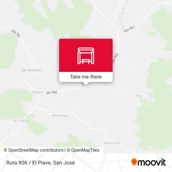 Ruta 906 / El Piave map