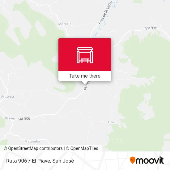 Ruta 906 / El Piave map