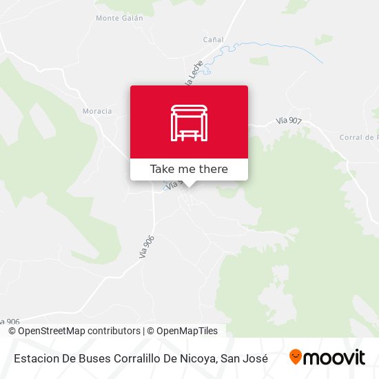 Estacion De Buses Corralillo De Nicoya map