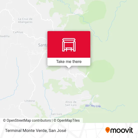 Terminal Monte Verde map