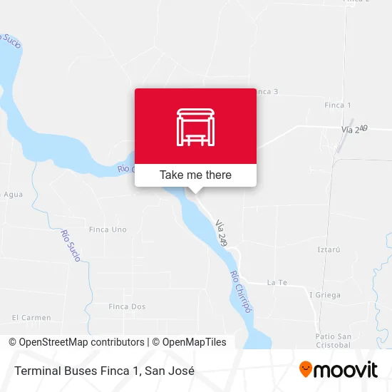 Terminal Buses Finca 1 map