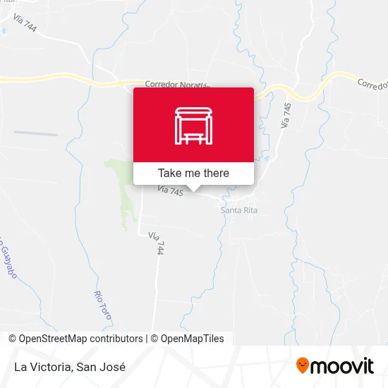 La Victoria map