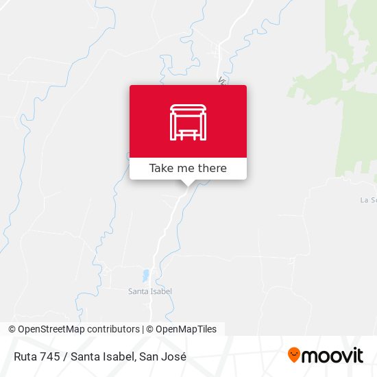 Ruta 745 / Santa Isabel map