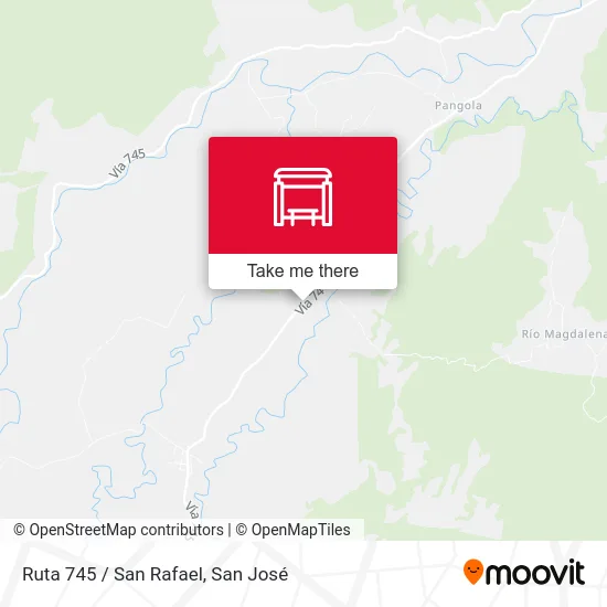Ruta 745 / San Rafael map