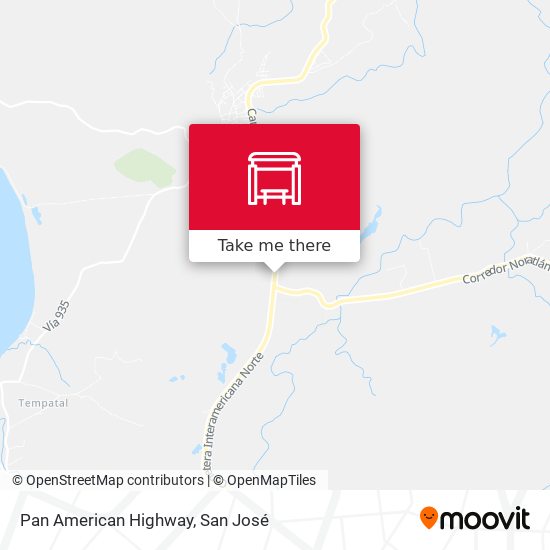 Mapa de Pan American Highway