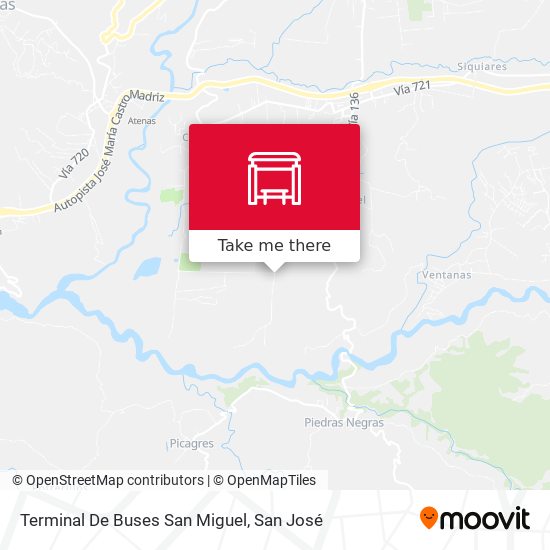 Terminal De Buses San Miguel map