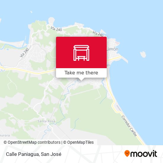 Mapa de Calle Paniagua