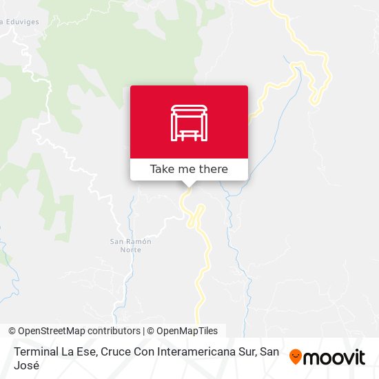 Terminal La Ese, Cruce Con Interamericana Sur map